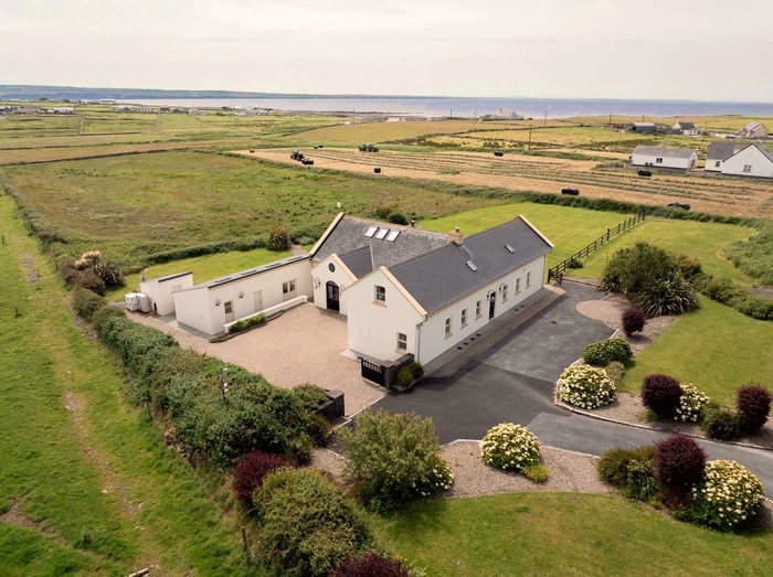 Aerial view of Howard's Way and the Liscannor coastline